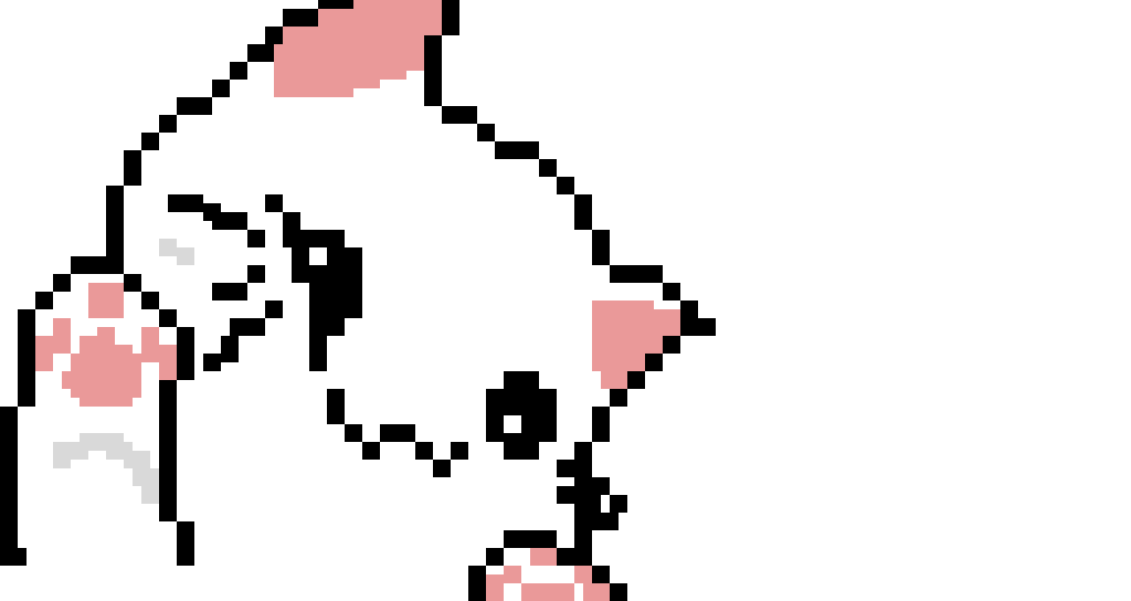 A cat pressing against the screen